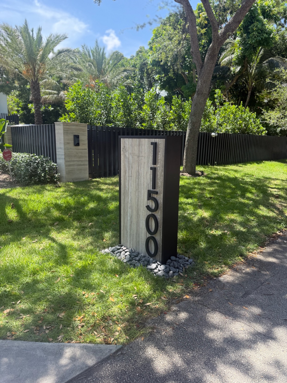 A community mailbox spec sheet and design mockup used for board and ARC approval